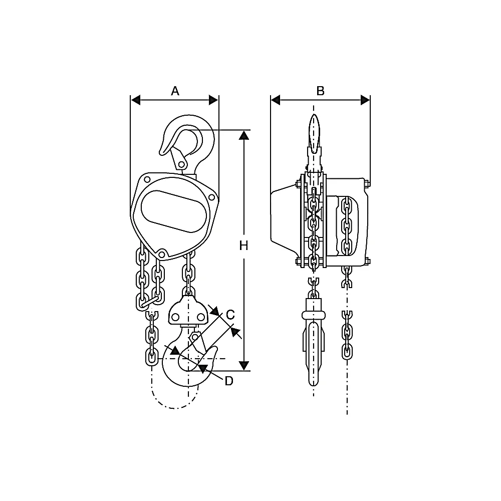 PALAN MANUEL INOX - RIH - REMA