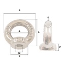 ANNEAU DE LEVAGE FEMELLE INOX | DIN582