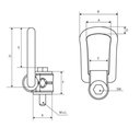 OEILLET DE LEVAGE MALE - C806X - REMA