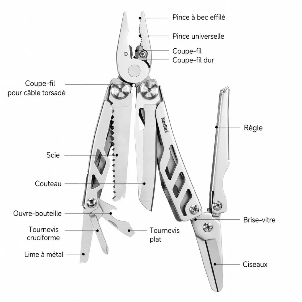 PINCE MULTIFONCTION - FLAGSHIP PRO MAX - NEXTOOL