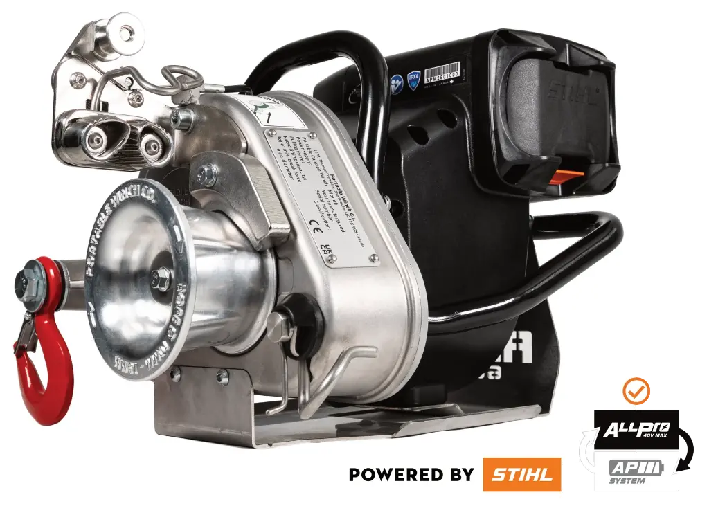 TREUIL A BATTERIE - APW6000 - PORTABLE WINCH | Traction: 1500 kg