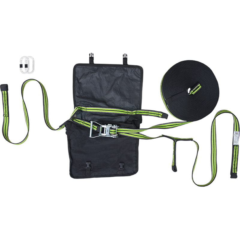 LIGNE DE VIE TEMPORAIRE HORIZONTALE POUR 2 UTILISATEURS - ECO LINE - KRATOS | L: 20 m