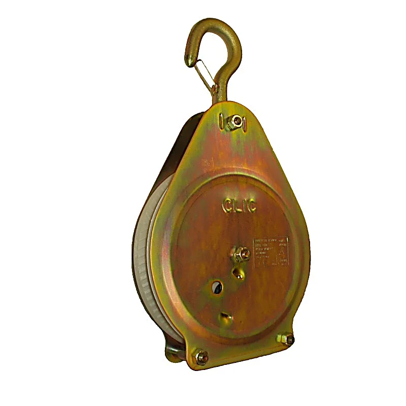 [NACLIC] POULIE D'ECHAFFAUDAGE AVEC ARRET AUTOMATIQUE - NDP | CMU: 100 kg | Pour corde de Ø20 à 30mm