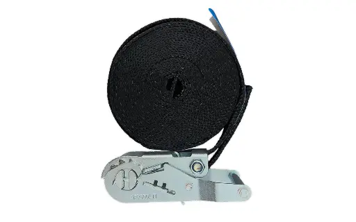 SANGLE D'ARRIMAGE TENDEUR SANS CROCHETS | 25mm | TMU: 0/800 kg | Noir