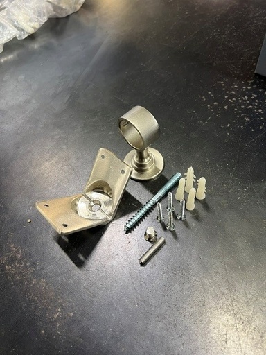 [AR06414] SUPPORT INTERMEDIAIRE DE COIN EXTERIEUR POUR CORDE Ø28 mm DE RAMPE D'ESCALIER